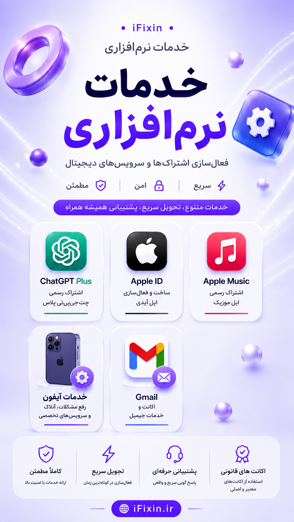 خرید اشتراک و سرویس های دیجیتال